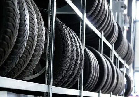 Tires Tire rack filled with tires